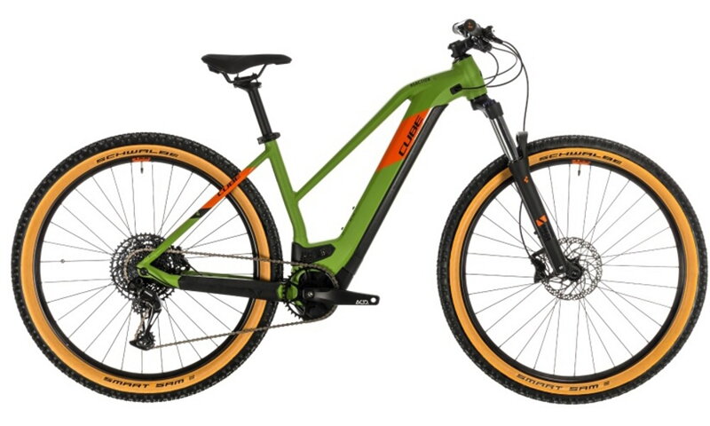 Elektro bicykel Cube Reaction Hybrid EX 625 trapeze green 2020