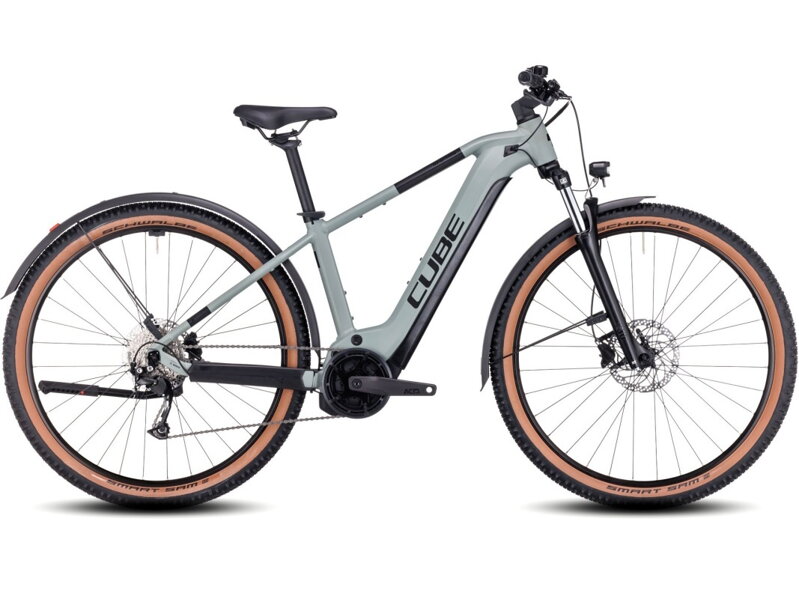 Elektro bicykel Cube Reaction Hybrid Performance 625 Allroad swampgrey 2024