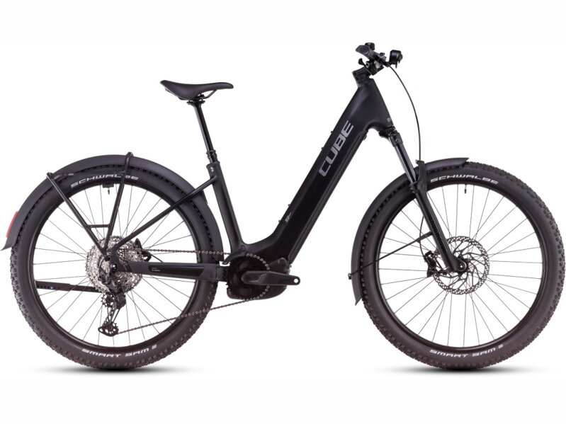 Elektro bicykel Cube Reaction Hybrid Race Allroad 800 Easy black 2025