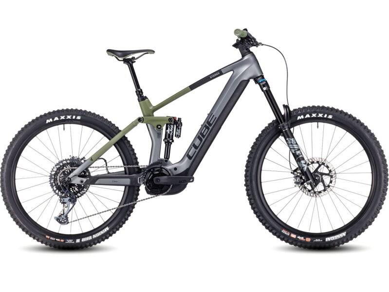 Elektro bicykel Cube Stereo Hybrid 160 HPC TM grey-olive 2024