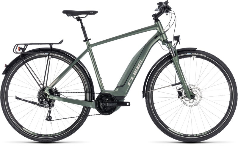 Elektro bicykel Cube Touring Hybrid One 400 frostgreen 2018
