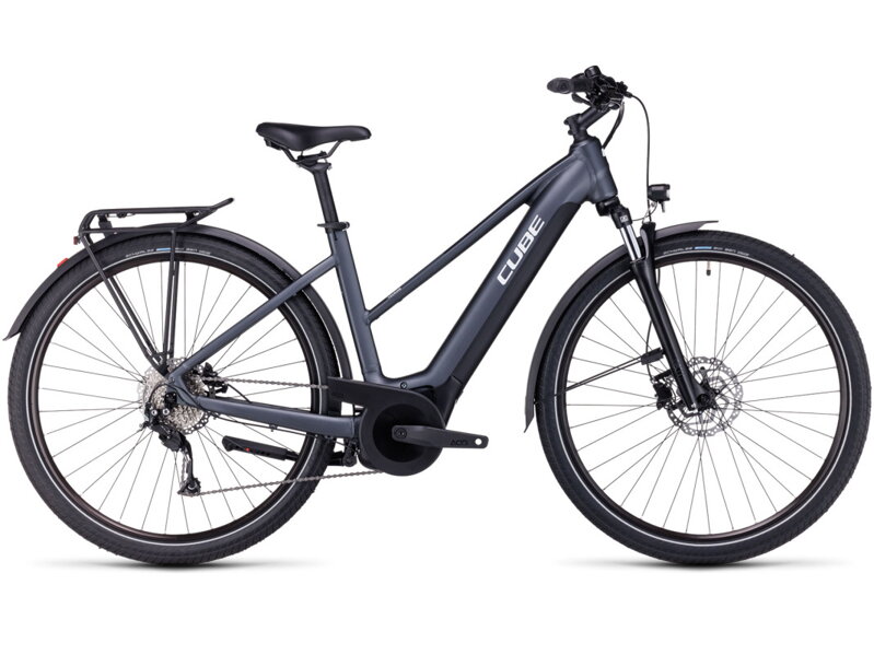 Elektro bicykel Cube Touring Hybrid One 500 Trapeze grey 2024