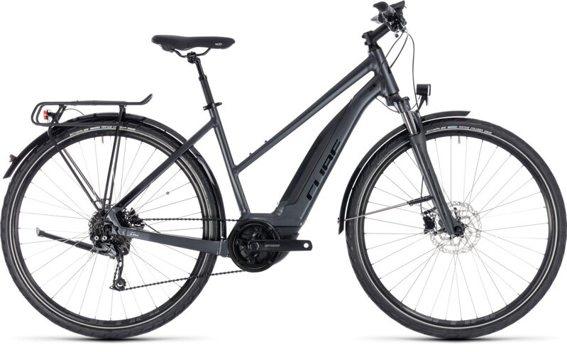 Elektro bicykel Cube Touring Hybrid One 500 trapeze iridium 2018