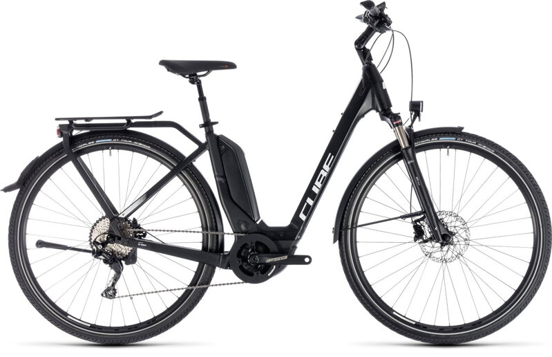 Elektro bicykel Cube Touring Hybrid Pro 400 easy black 2018