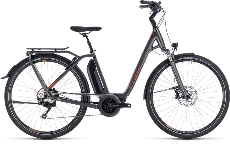 Elektro bicykel Cube Town Hybrid Sport 500 easy grey 2018