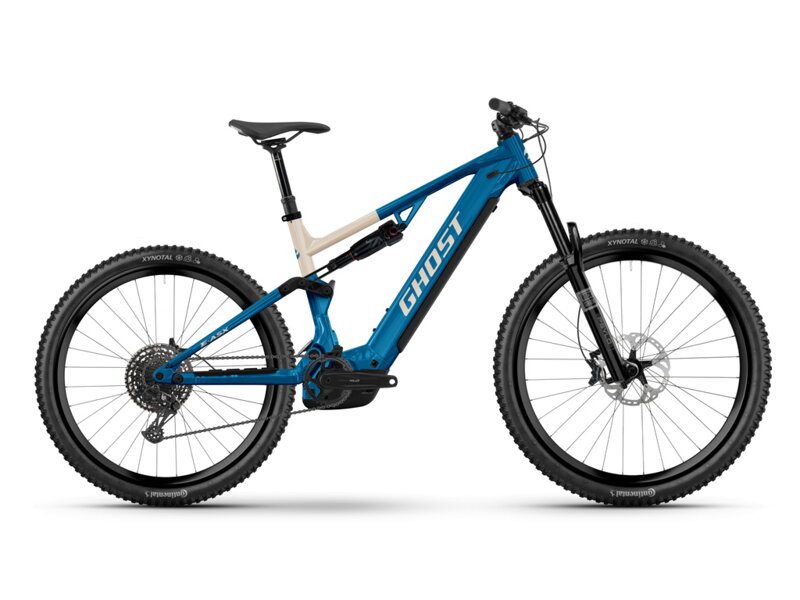 Elektro bicykel Ghost E-ASX Universal blue-coffee 2025 Elektro bicykel Ghost E-ASX Universal blue-coffee 2025