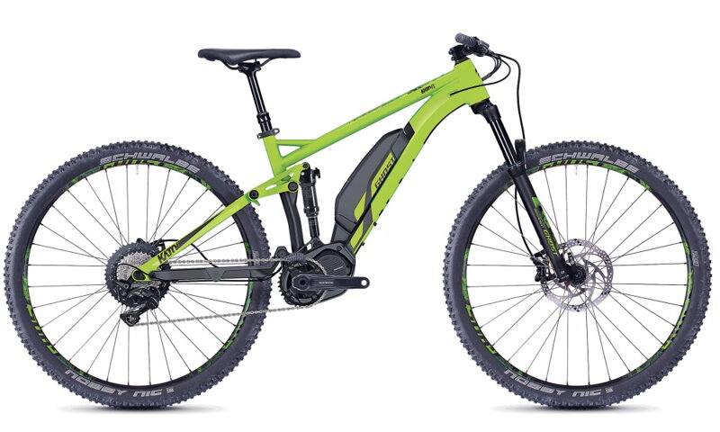 Elektro bicykel Ghost Hyb Kato FS S4.9 green 2018 Elektro bicykel Ghost Hyb Kato FS S4.9 green 2018