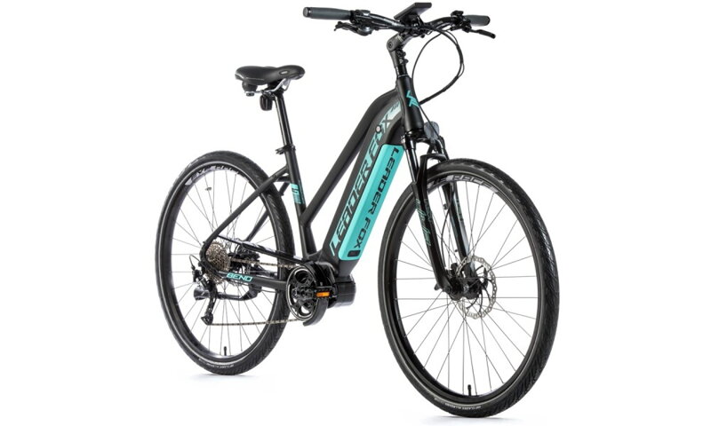 Elektro bicykel Leader Fox Bend Lady čierny 2020