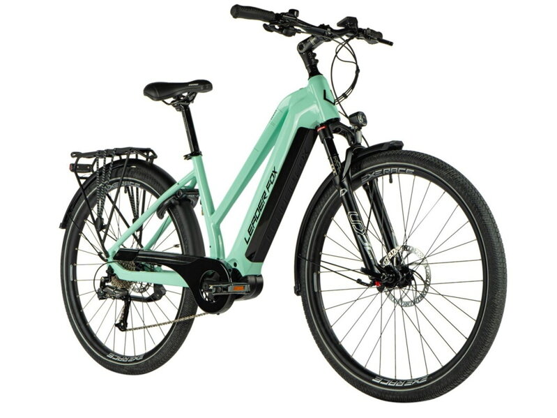 Elektro bicykel Leader Fox Denver Lady tyrkysový 2024 Elektro bicykel Leader Fox Denver Lady tyrkysový 2024