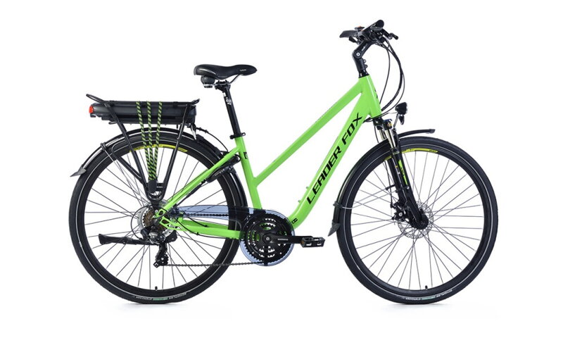 Elektro bicykel Leader Fox Forenza Lady zelený 2018