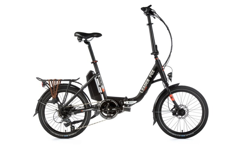 Elektro bicykel Leader Fox Harlan čierny-oranžový 2019