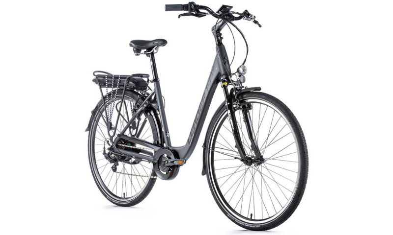 Elektro bicykel Leader Fox Park sivý 2020