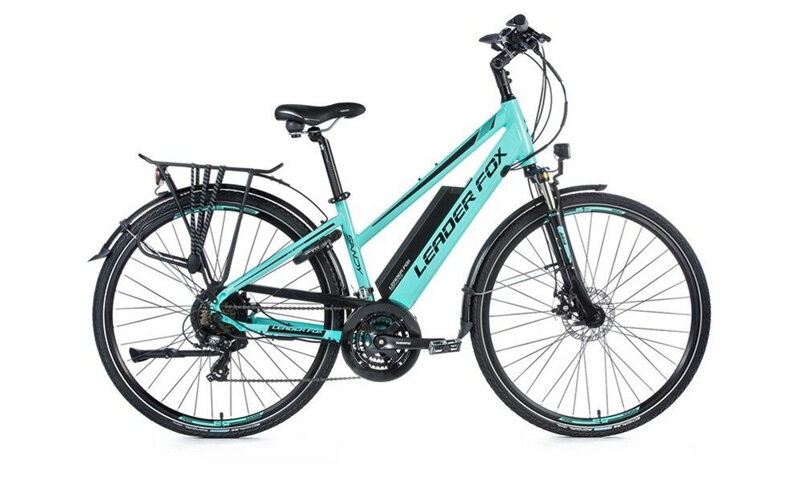 Elektro bicykel Leader Fox Sandy Lady cyan 2019