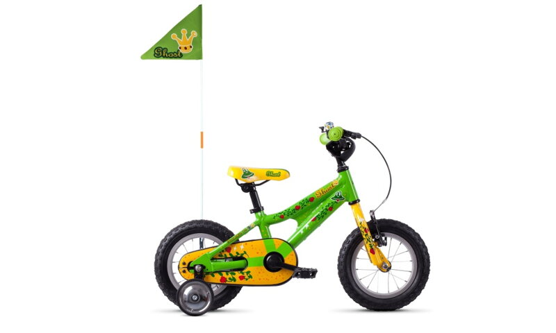 Bicykel Ghost Powerkid 12 zelený 2021
