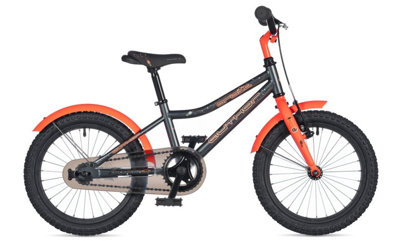 Bicykel Author Orbit 16 šedý-oranžový 2020