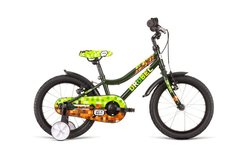 Bicykel Dema Drobec 16 FW olivový 2020