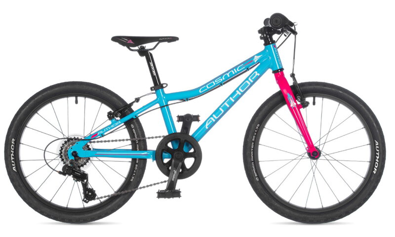 Bicykel Author Cosmic 20 modrý-ružový 2021