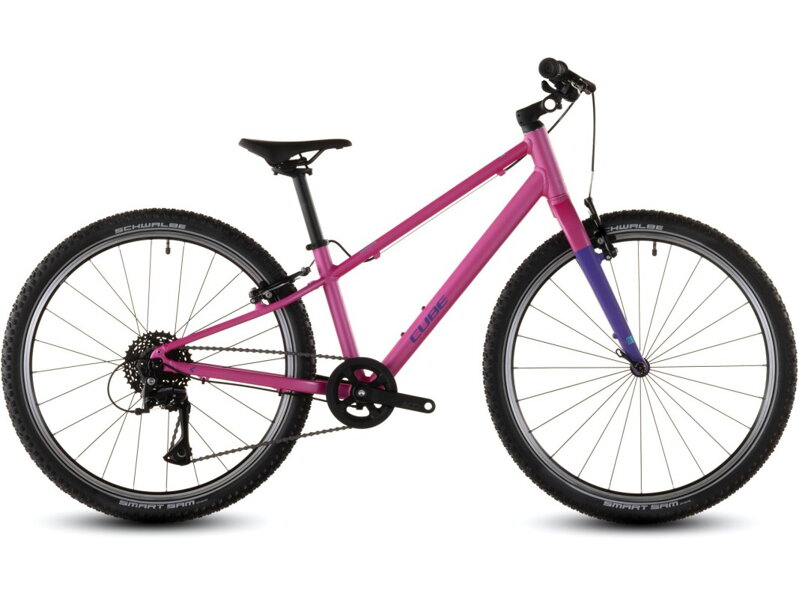 Bicykel Cube Numove 240 fucsia