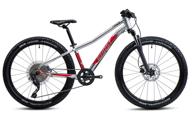 Bicykel Ghost Kato 24 Pro silver-red 2023 Bicykel Ghost Kato 24 Pro silver-red 2023