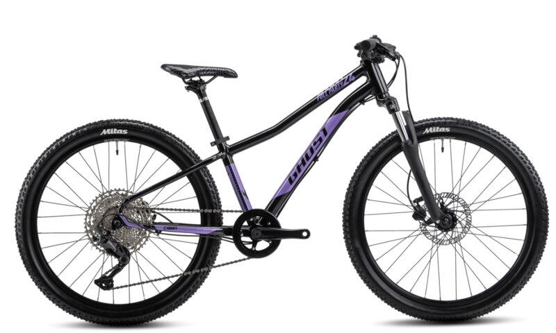 Bicykel Ghost Lanao 24 Full Party black-purple 2023