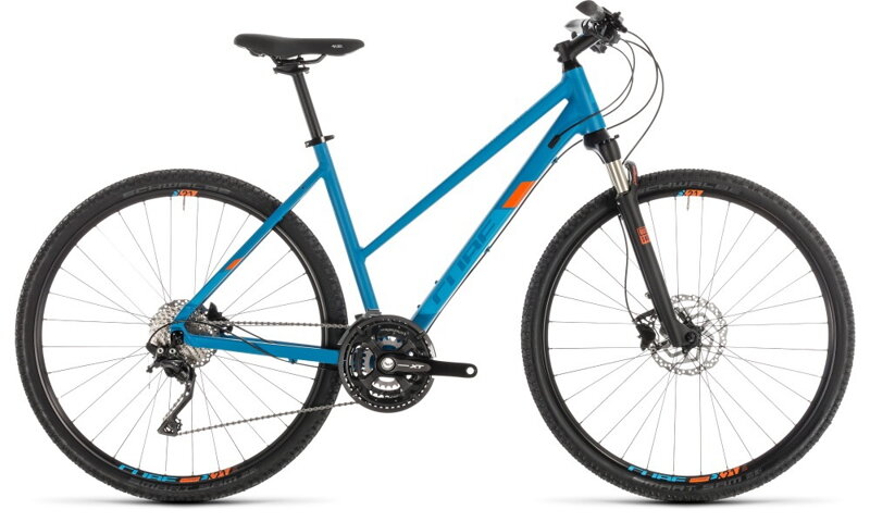 Bicykel Cube Cross Pro Lady blue 2019