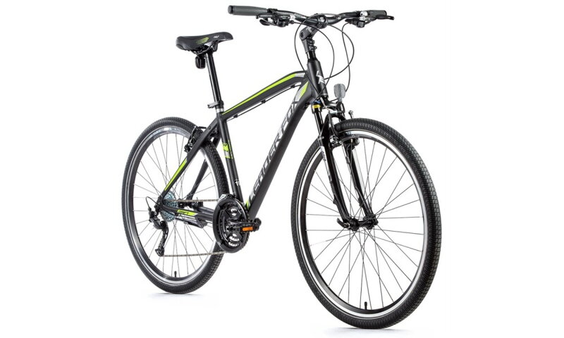 Bicykel Leader Fox Daft čierny-zelený 2021