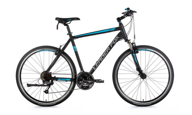 Bicykel Leader Fox Viatic čierny-modrý 2019