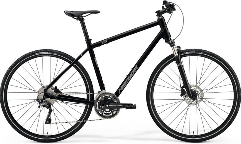 Bicykel Merida Crossway 500 čierny 2023