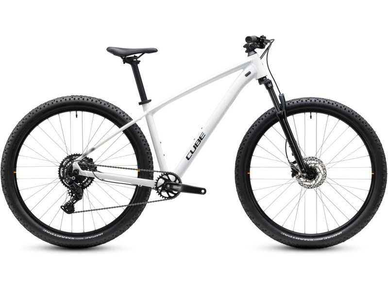 Bicykel Cube Aim One metallicwhite 2027