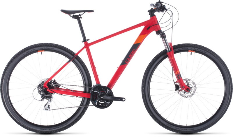 Bicykel Cube Aim Race 29 red 2020