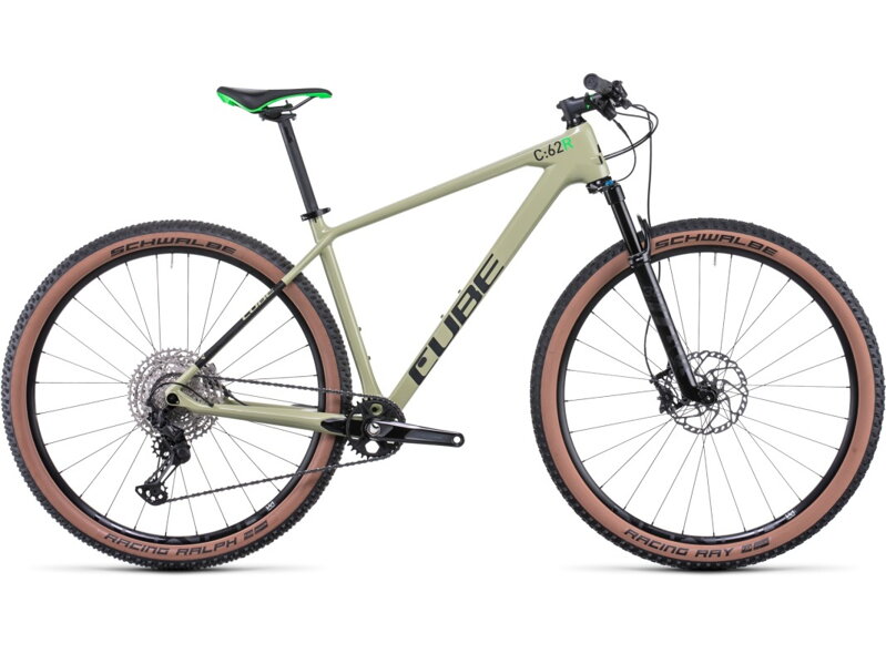 Bicykel Cube Reaction C:62 Race green 2024