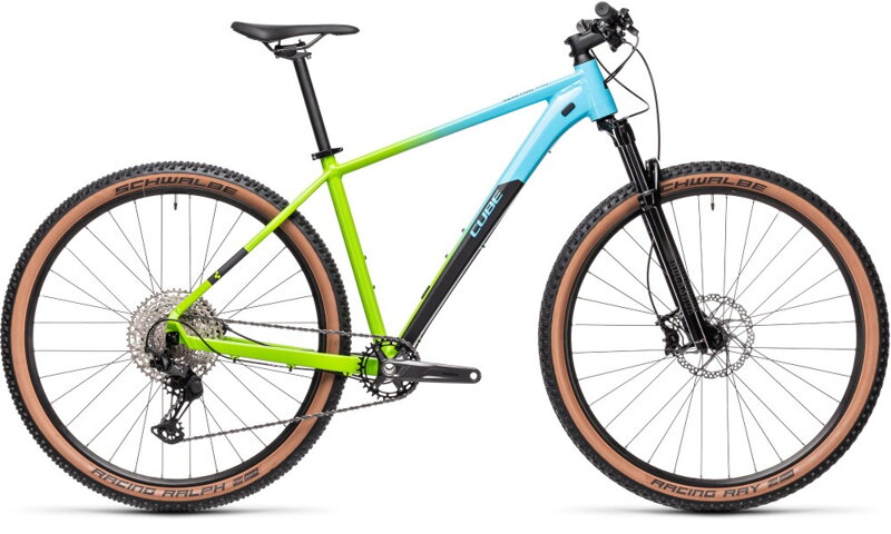 Bicykel Cube Reaction Pro blue-green 2021