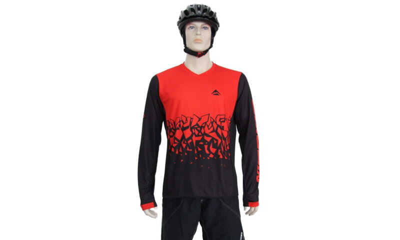 Dres Merida DR Freeride červený-čierny Dres Merida DR Freeride červený-čierny