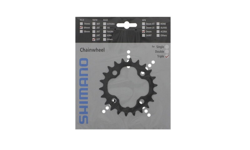 Prevodník Shimano 22z pre 3x9