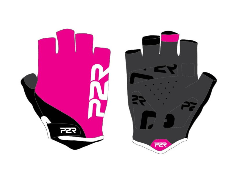 Rukavice dámske P2R Zarria pink-white Rukavice dámske P2R Zarria pink-white