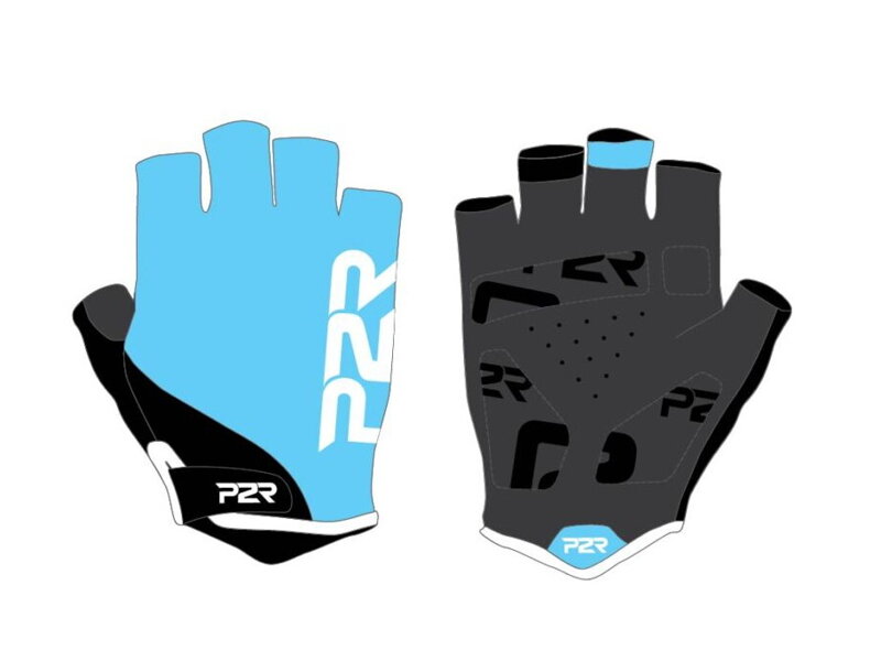 Rukavice dámske P2R Zarria skyblue-white Rukavice dámske P2R Zarria skyblue-white
