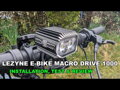 Svetlo P Lezyne E-Bike Macro Drive 1000